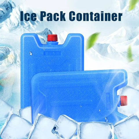 600ml Ice Pack Cooling Lunch Box with Removable Containers, Leakproof Food Storage Set