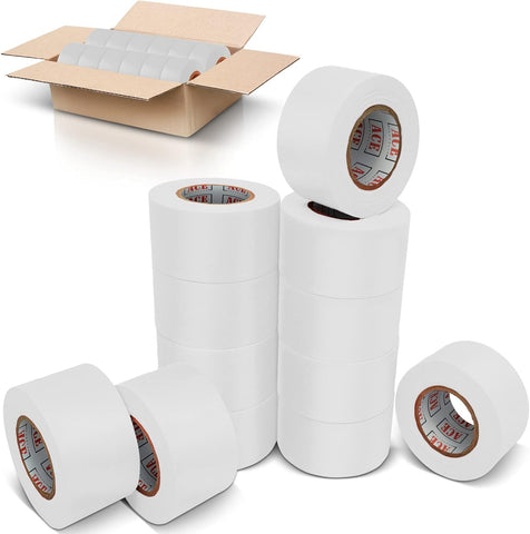White Flagging Tape Survey Tape - Non-Adhesive 12 Pack
