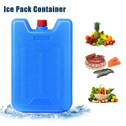 600ml Ice Pack Cooling Lunch Box with Removable Containers, Leakproof Food Storage Set
